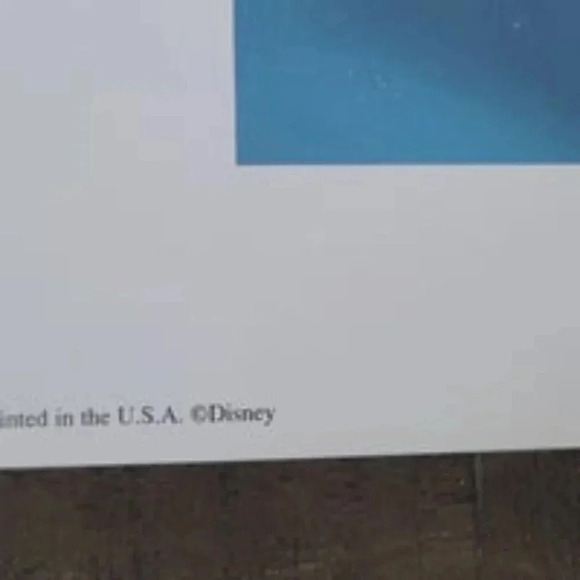 Peter Pan Exclusive Commemorative Lithograph 11x14 - Picture 4 of 4